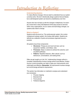 Quality Improvement Project Guide