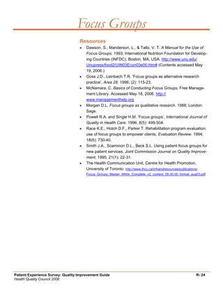 Quality Improvement Project Guide