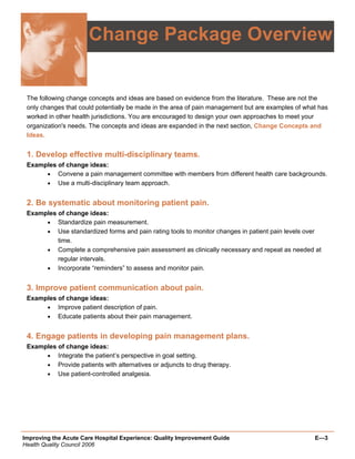 Quality Improvement Project Guide