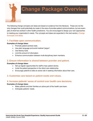 Quality Improvement Project Guide