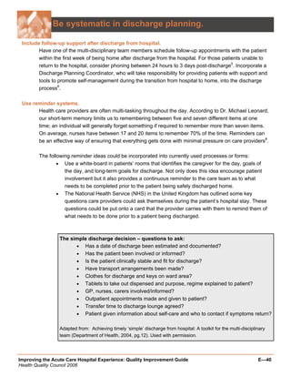 Quality Improvement Project Guide