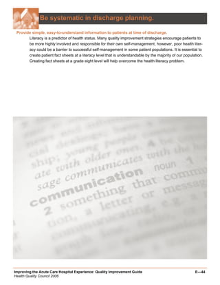 Quality Improvement Project Guide