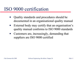 Quality Management in Software Engineering SE24 | PPT