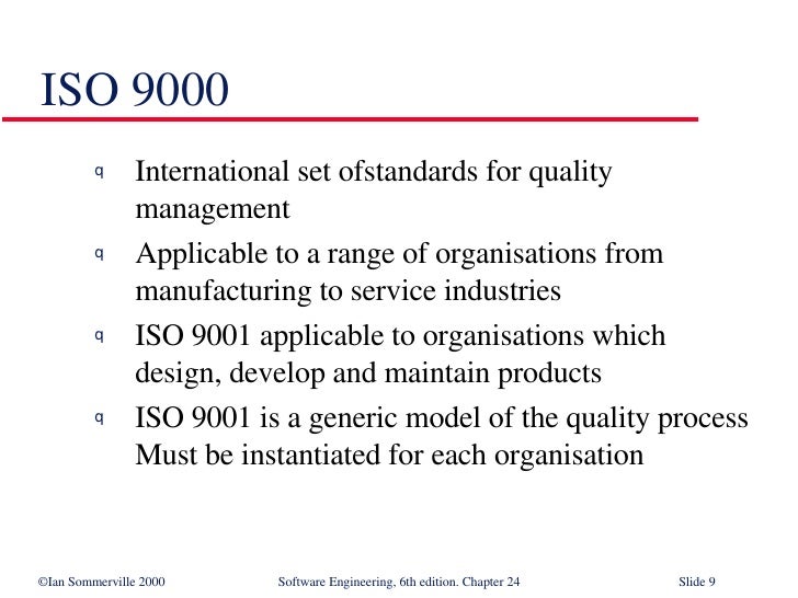 Iso 9000 software
