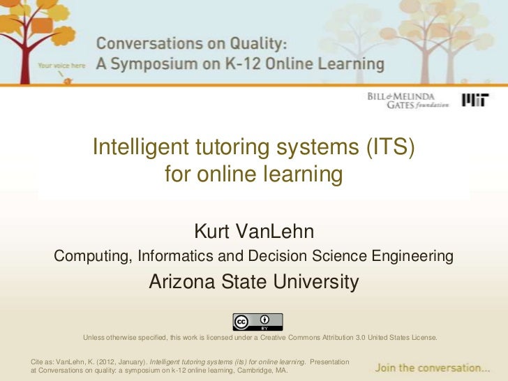 Intelligent Tutoring Systems Its For Online Learning Intelligent Tutoring Systems Its For Online Learning