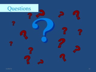 Questions




11/09/12      22
 