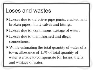 unit- 1     Quality and Quantity Standards for Drinking Water.pptx