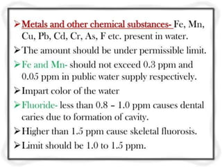 unit- 1     Quality and Quantity Standards for Drinking Water.pptx