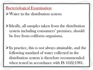 unit- 1     Quality and Quantity Standards for Drinking Water.pptx