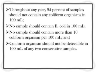 unit- 1     Quality and Quantity Standards for Drinking Water.pptx