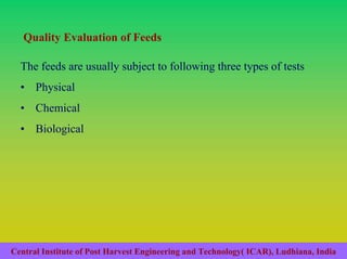 Quality and safety of animal feed in india | PDF