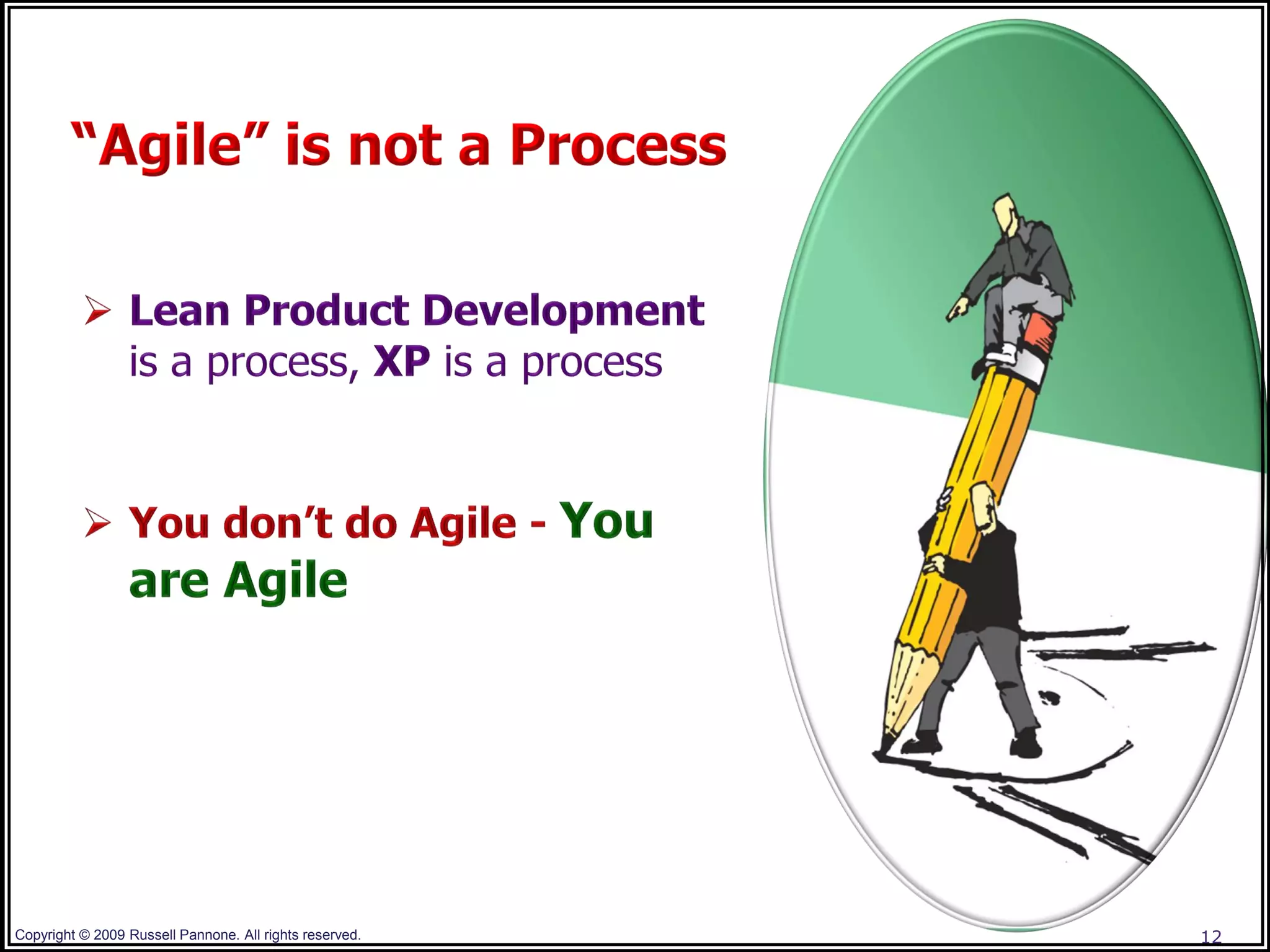 Copyright © 2009 Russell Pannone. All rights reserved.   12
 