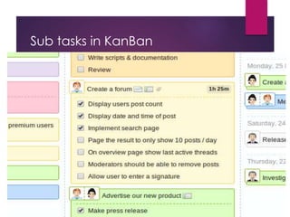 Sub tasks in KanBan
 