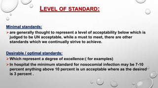Quality assurance and accredition, nursing standards | PPTX
