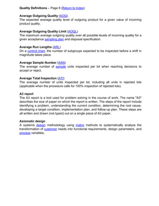 Outgoing Q&a Sampling Inspection Quality Assurance Information Guide | PDF