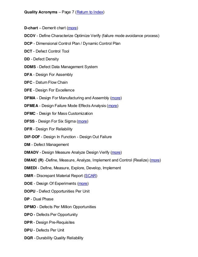 quality assurance information guide 11 638