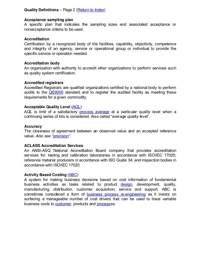 quality assurance information guide accepted for value cover letter