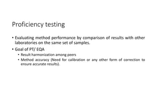 Quality assurance in a medical laboratory | PDF