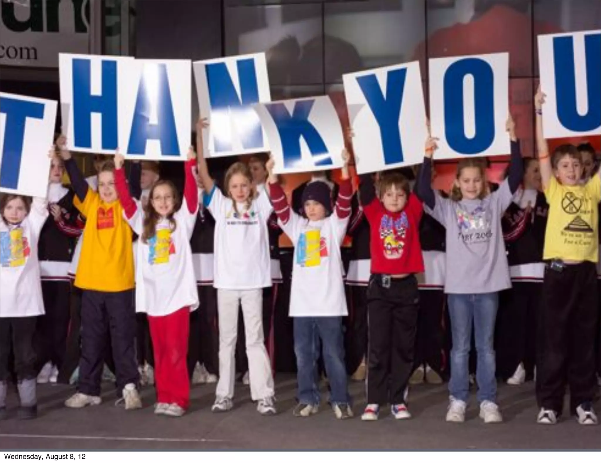 Wednesday, August 8, 12
 