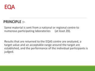 Quality assurance in haematology | PPTX