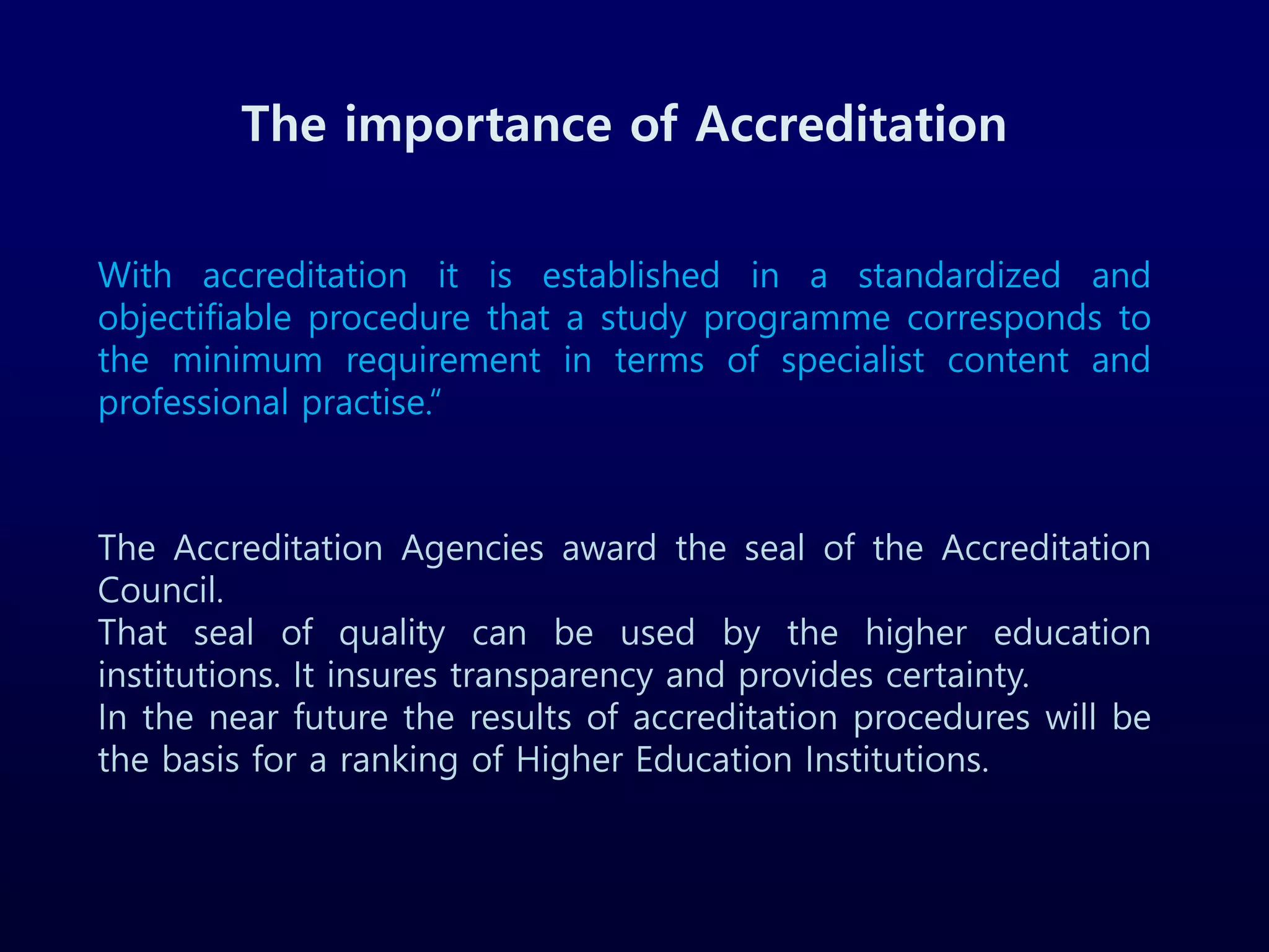 Quality Assurance in Higher Education | PPT