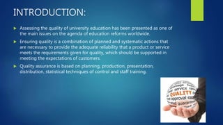 Quality assurance in nursing | PPTX