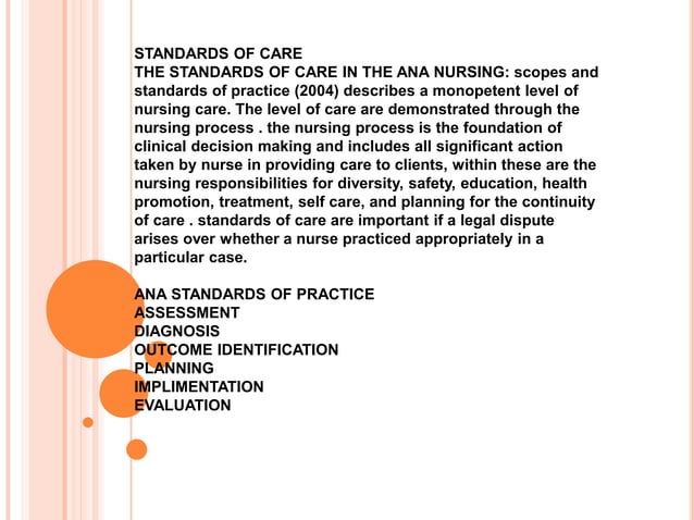 quality assurance in nursing. nursing management | PPTX | Eldercare ...