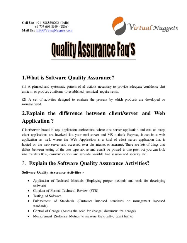 quality assurance interview questions and answers major qa testing interview questions