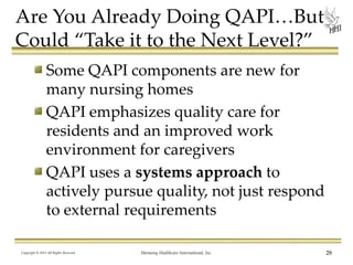 Quality Assurance Performance Improvement: 12 Steps to Excellence! | PPTX