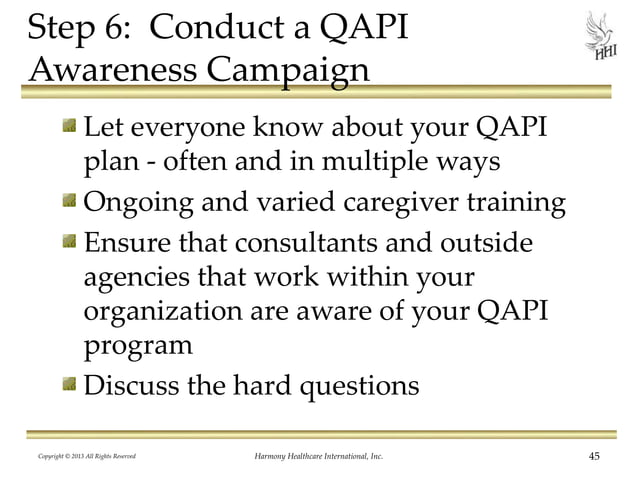 Quality Assurance Performance Improvement: 12 Steps to Excellence! | PPTX