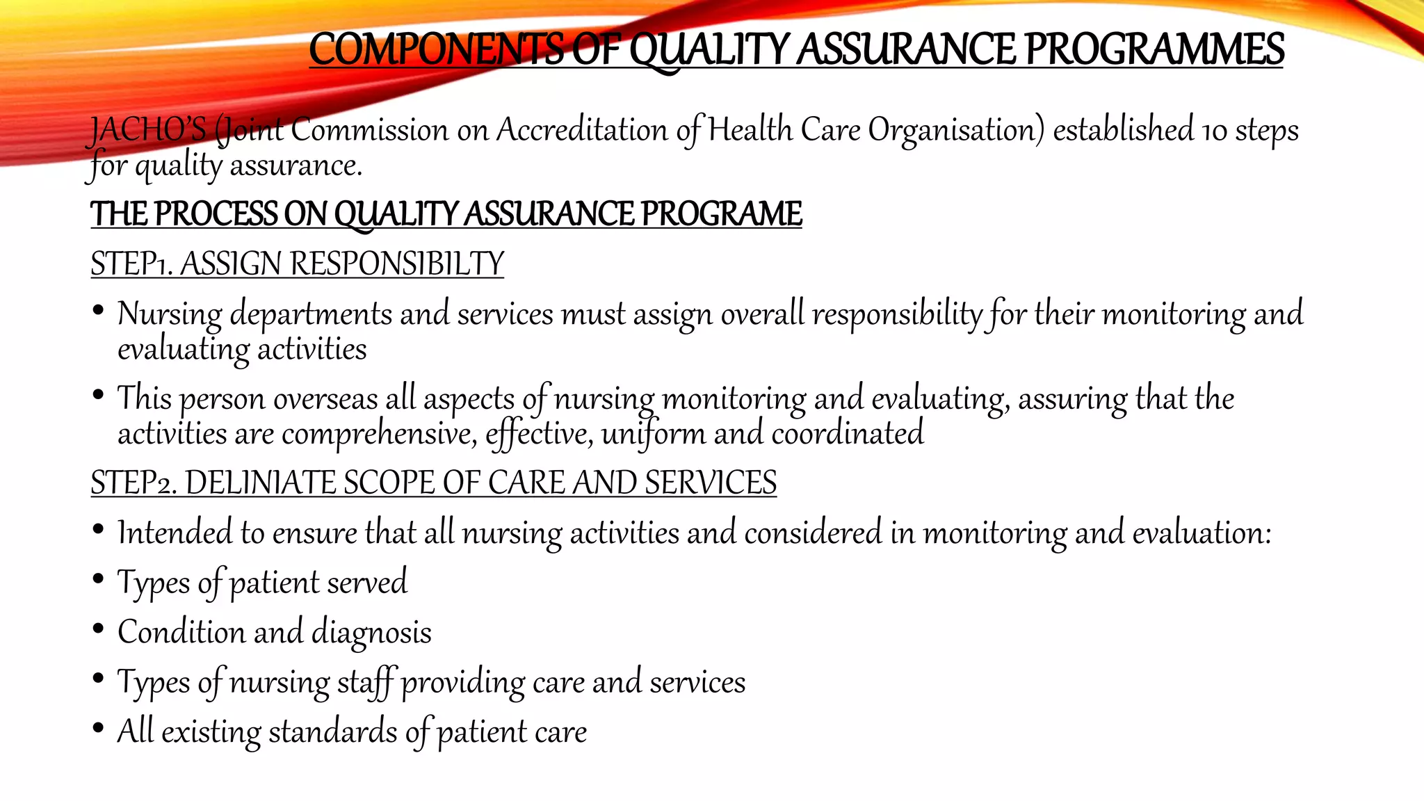 Quality assurance ppt | PPTX