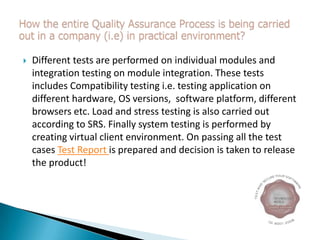 Quality Assurance Process | PPT