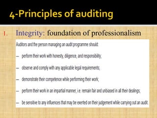 1. Integrity: foundation of professionalism
 