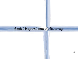 Audit Report and Follow-up 
