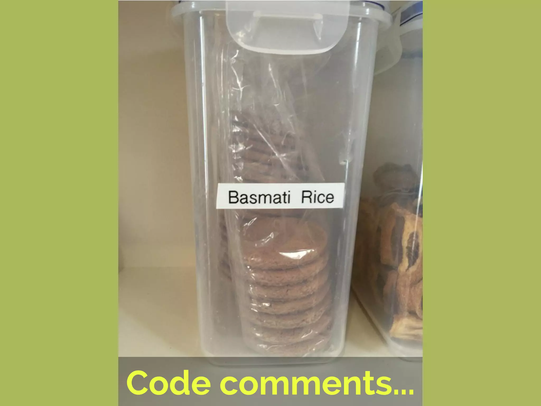 Code comments...
 