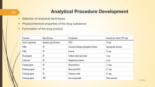 Quality by Design and Process Analytical Technology | PPTX