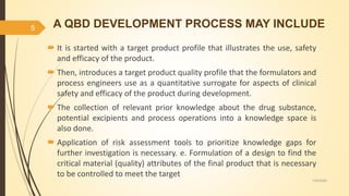 Quality by Design and Process Analytical Technology | PPTX