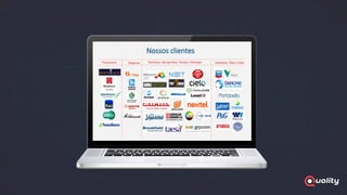 Financeiro Seguros Serviços, Aeroportos, Varejo e Energia Indústria, Óleo e Gás
Nossos clientes
 