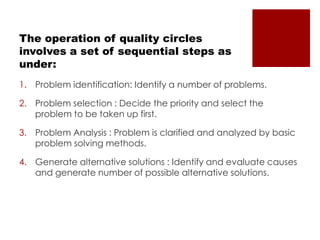 Quality circle | PPTX
