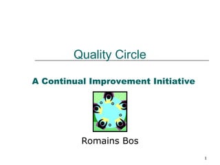Quality Circle Romains Bos A Continual Improvement Initiative 