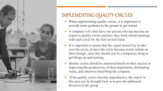 Quality circles | PPTX
