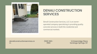 Quality Concrete Services in Albany NY