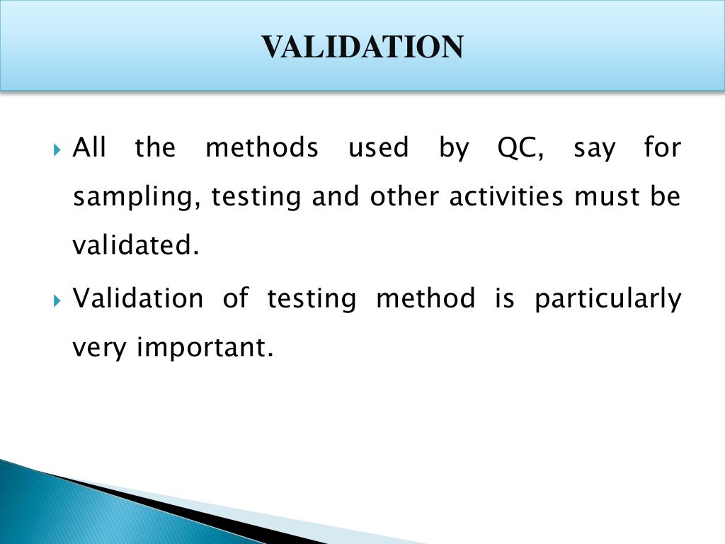 Quality Control in Pharmaceutical Industry