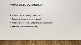 Comprehensive Quality Control in Scientific Laboratory Testing for ...