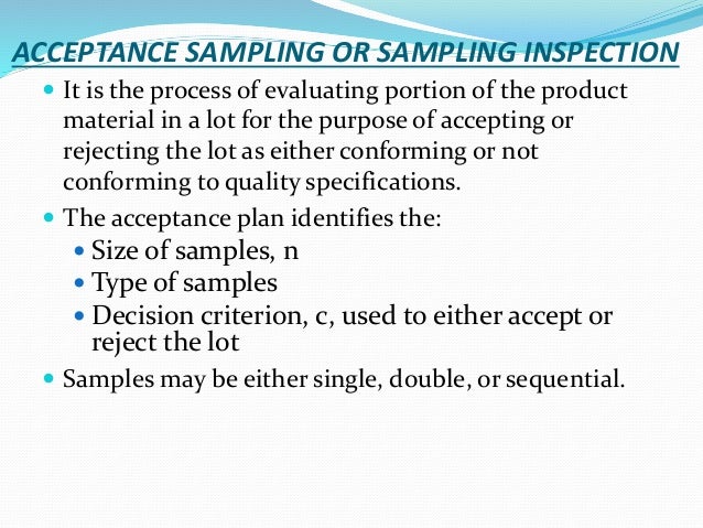 quality inspection