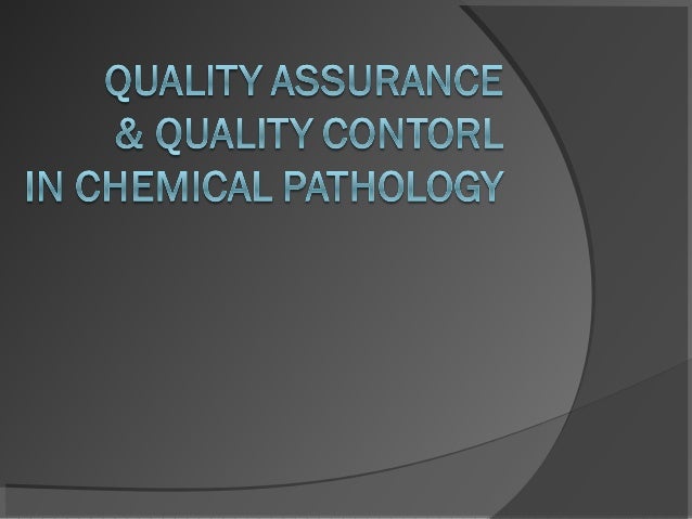 Quality Control Chemical
