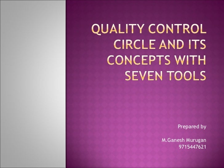 Quality Control Circle Presentation