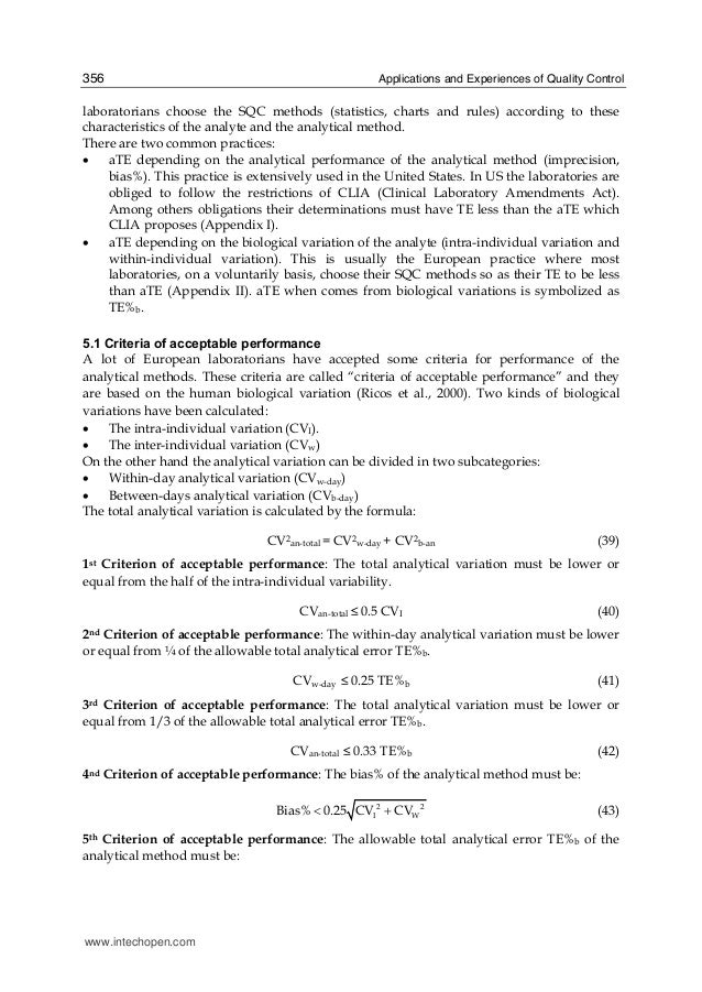 Quality control clia