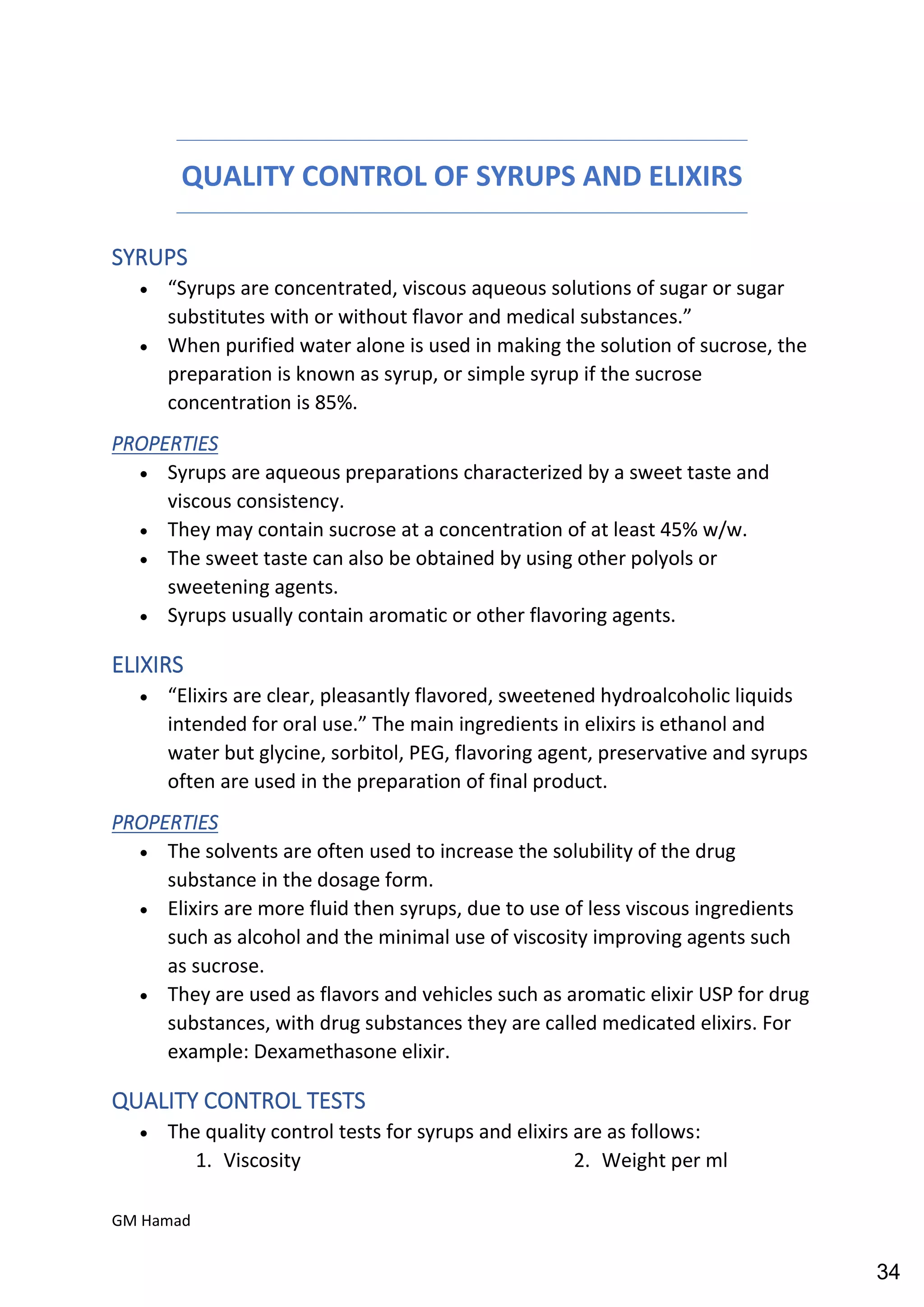 Quality control complete notes