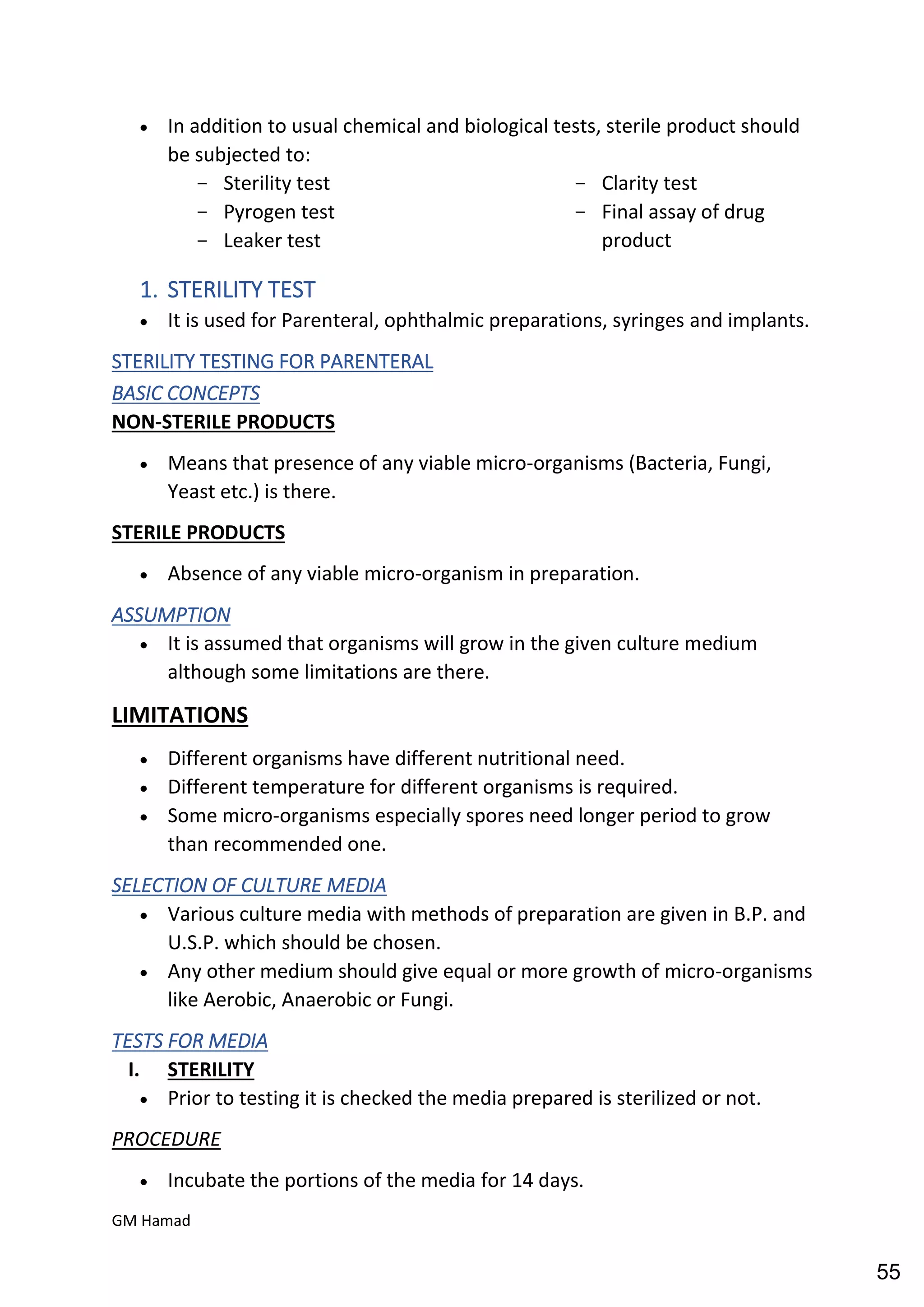 Quality control complete notes